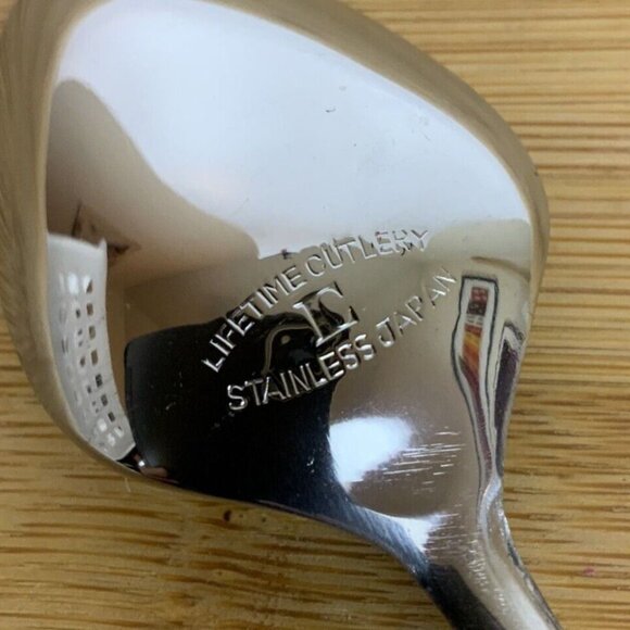 Lifetime Cutlery Bamboo Style Teaspoons Set Of 6 Stainless Steel Flatware Japan - Picture 6 of 6